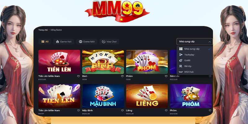 Những sảnh game bài được yêu thích tại nhà cái MM99 Những sảnh game bài được yêu thích tại nhà cái MM99